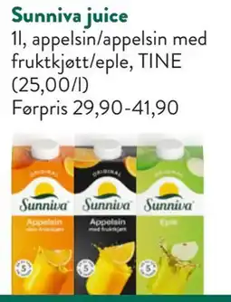 Jacobs Sunniva juice tilbud