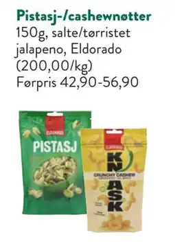 Jacobs Pistasj-/cashewnøtter tilbud