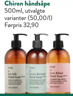 Jacobs Chiron håndsåpe tilbud