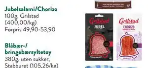 Jacobs Jubelsalami/Chorizo tilbud