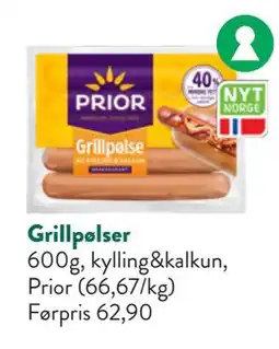 Jacobs Grillpølser tilbud