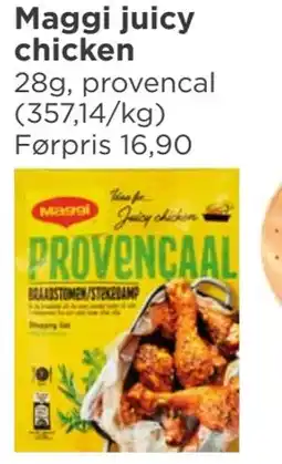 Meny Maggi juicy chicken tilbud
