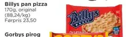 Meny Billys pan pizza tilbud