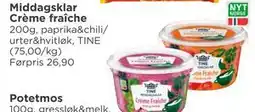 Meny Middagsklar Crème fraîche tilbud