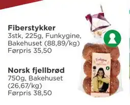 Meny Norsk fjellbrød tilbud