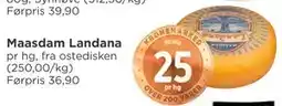 Meny Maasdam Landana tilbud