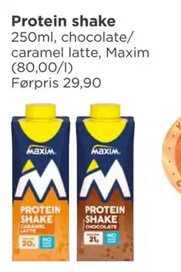 Meny Protein shake tilbud