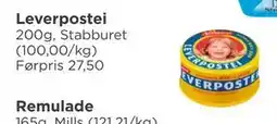 Meny Leverpostei tilbud