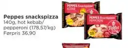 Meny Peppes snackspizza tilbud