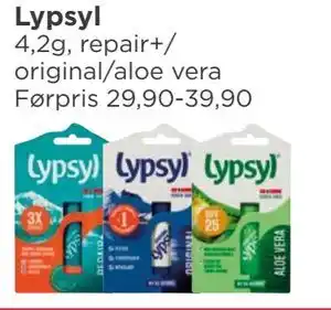 Meny Lypsyl tilbud