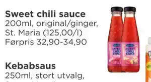 Meny Sweet chili sauce tilbud