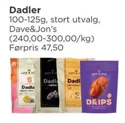 Meny Dadler tilbud