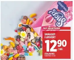 Meny SMÅGODT I LØSVEKT tilbud
