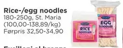 Meny Rice-/egg noodles tilbud