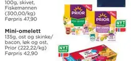 Meny Mini-omelett tilbud