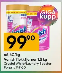 Gigaboks Vanish flekkfjerner tilbud