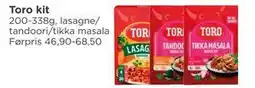 Meny Toro kit tilbud