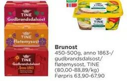 Meny Brunost tilbud