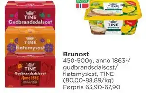 Meny Brunost tilbud
