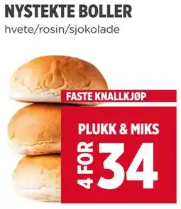 Meny NYSTEKTE BOLLER tilbud