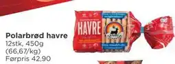 Meny Polarbrød havre tilbud