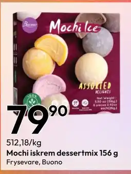 Gigaboks Mochi iskrem dessertmix 156 g tilbud