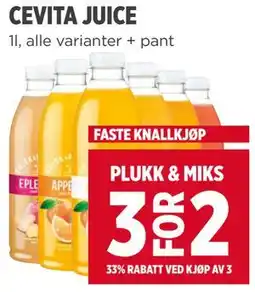Meny CEVITA JUICE tilbud