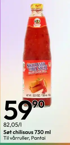 Gigaboks Søt chilisaus 730 ml tilbud