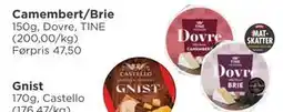 Meny Camembert/Brie tilbud