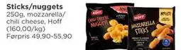Meny Sticks/nuggets tilbud