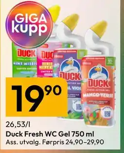 Gigaboks Duck Fresh WC Gel 750 ml tilbud