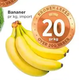 Meny Bananer tilbud