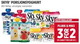 Meny SKYR PORSJONSYOGHURT tilbud