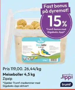 Gigaboks Meiseboller 4,5 kg tilbud