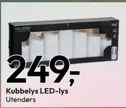 Gigaboks Kubbelys LED-lys tilbud
