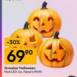 Gigaboks Gresskar Halloween tilbud