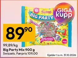 Gigaboks Big Party Mix 900 g tilbud