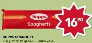 SOPPS SPAGHETTI