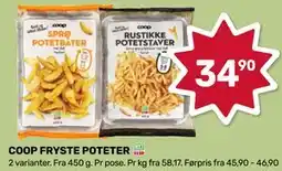 Matkroken COOP FRYSTE POTETER tilbud