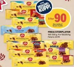 Matkroken FREIA STORPLATER, Medlemspris tilbud