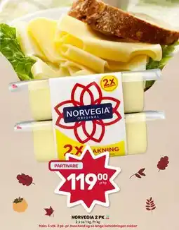 Coop Marked NORVEGIA 2 PK tilbud