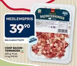 Coop Marked COOP BACONTERNINGER tilbud