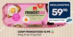 Coop Marked COOP FROKOSTEGG 12 PK tilbud