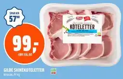 Coop Obs GILDE SVINEKOTELETTER tilbud
