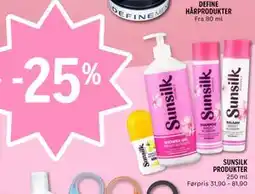Coop Prix SUNSILK PRODUKTER tilbud