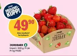 Coop Marked JORDBÆR, Medlemspris tilbud