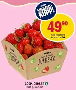 Coop Prix COOP JORDBÆR, Medlemspris tilbud