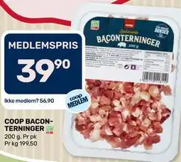 Matkroken COOP BACONTERNINGER tilbud