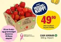 Coop Prix COOP JORDBÆR, Medlemspris tilbud