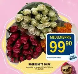 Coop Prix ROSEBUKETT 20 PK tilbud